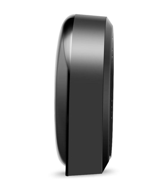 small Q comma weather forecast clock