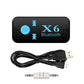 X6 Car Bluetooth Receiver Car Speaker Receiver TF Card Reader
