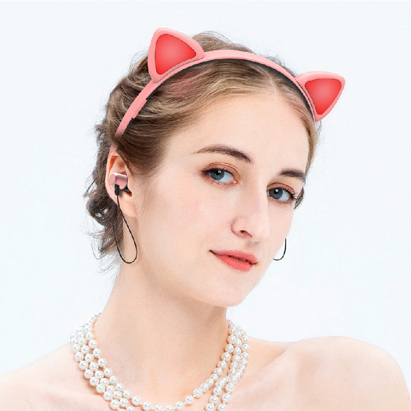 LED Glowing True Wireless Bluetooth Headphones