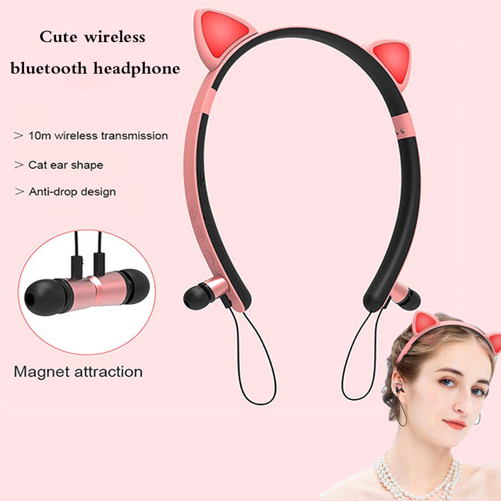 LED Glowing True Wireless Bluetooth Headphones