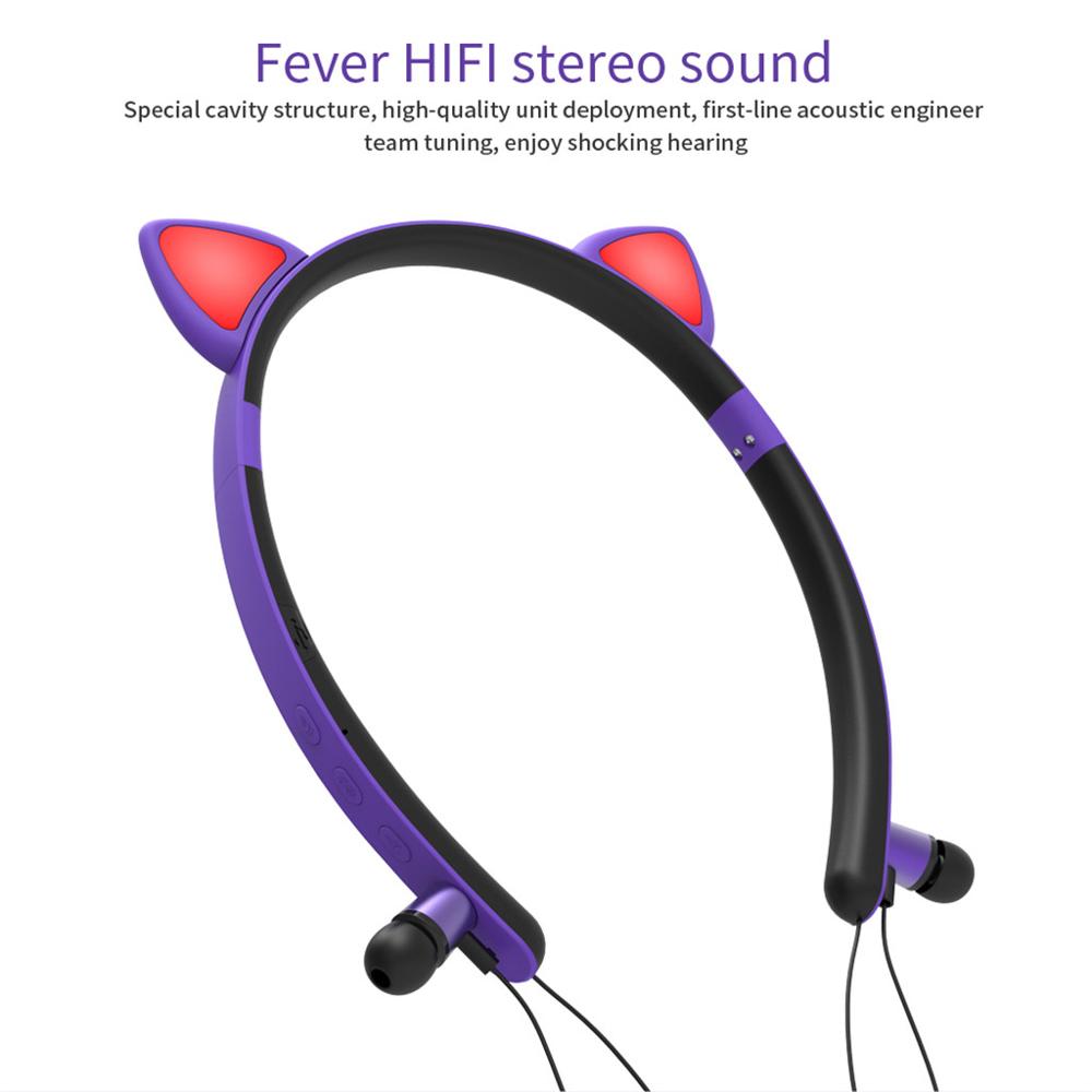 LED Glowing True Wireless Bluetooth Headphones