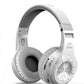 Bluedio Headphones White   Silver
