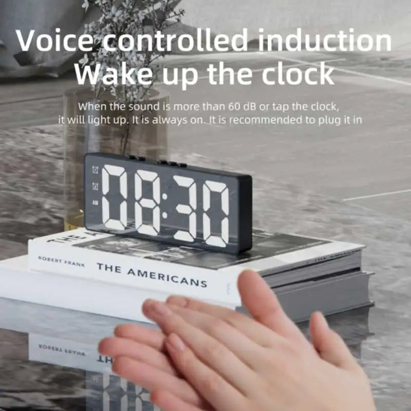 Mute Smart LCD Electronic Clock