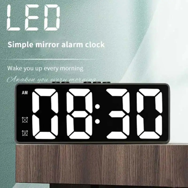Mute Smart LCD Electronic Clock