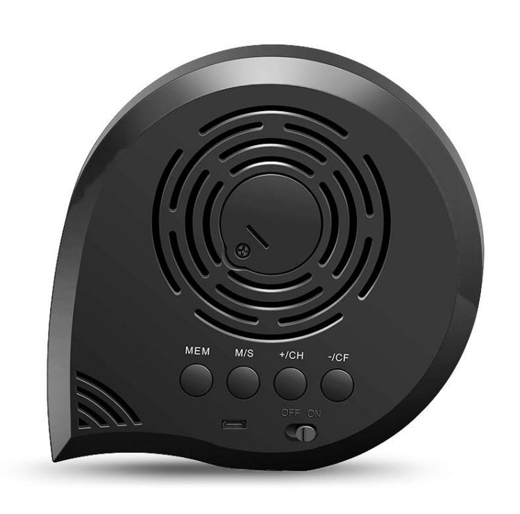 small Q comma weather forecast clock
