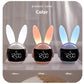Smart Charging Night Light Eye Protection Bunny Children Clock