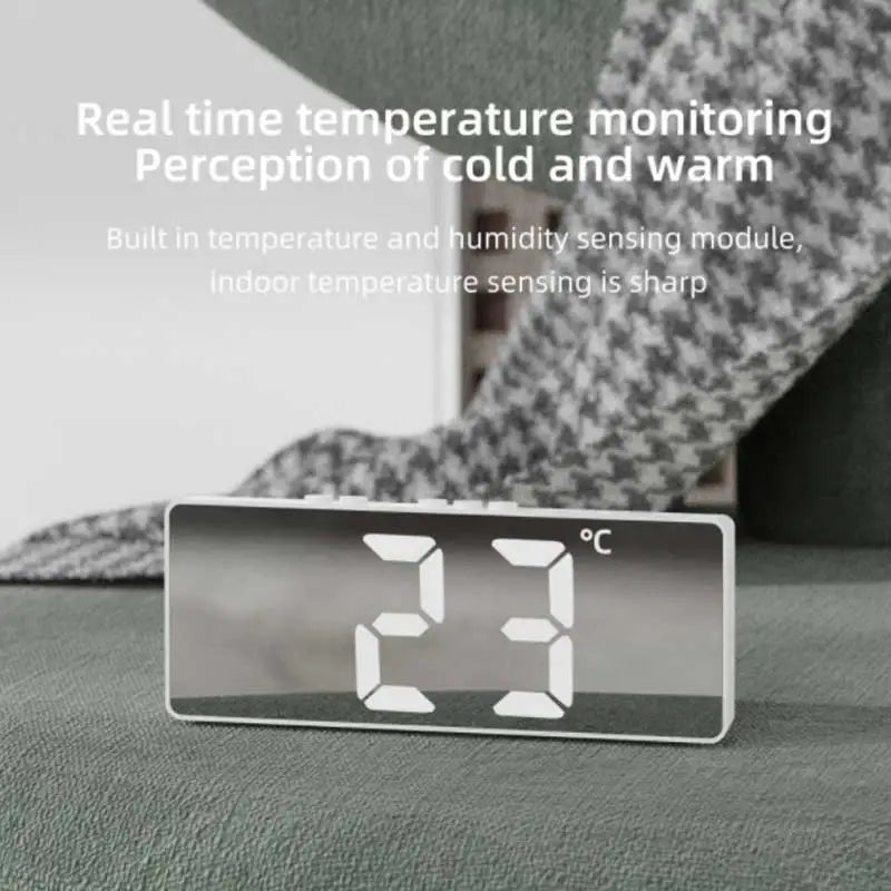 Mute Smart LCD Electronic Clock